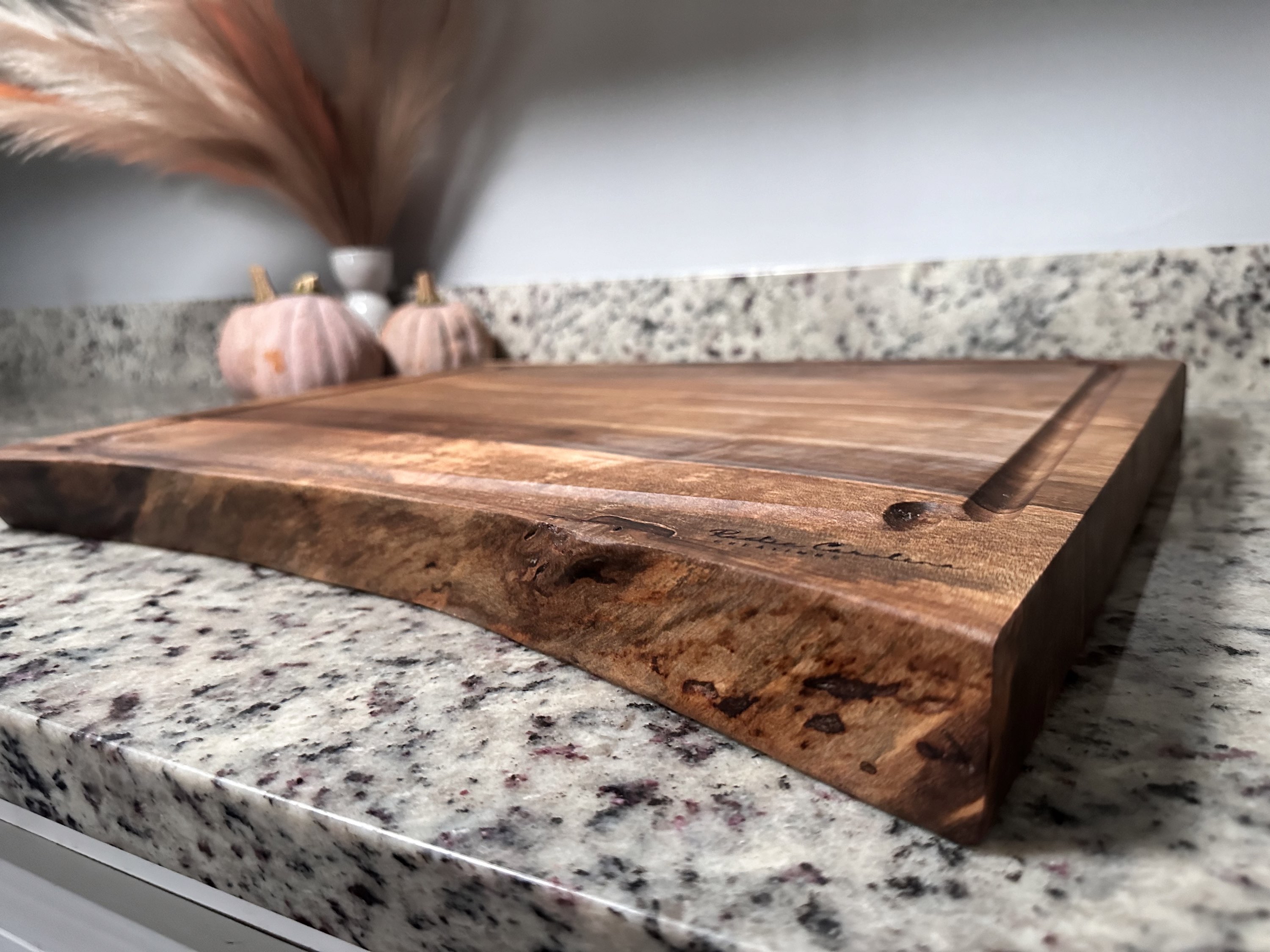 Live Edge Spalted Maple