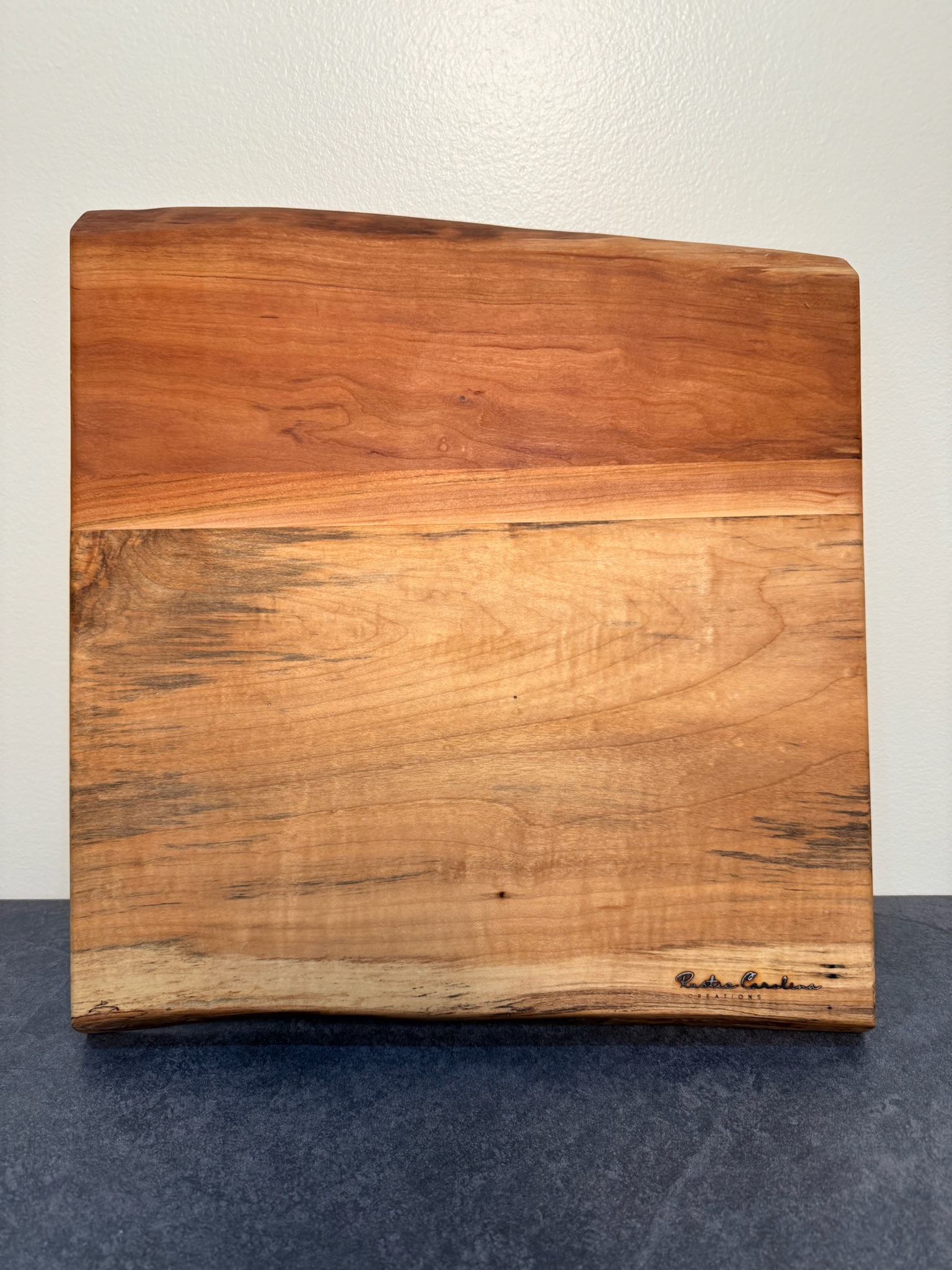Live Edge Cherry & Maple Board