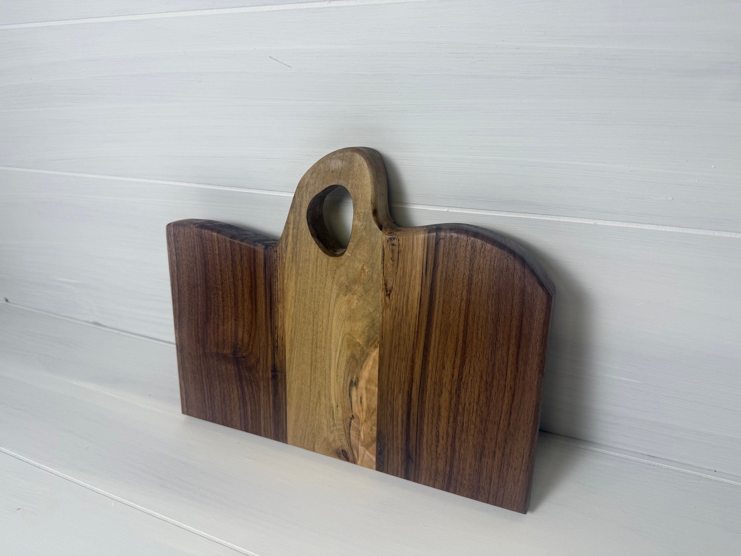 Maple and Walnut board with handle