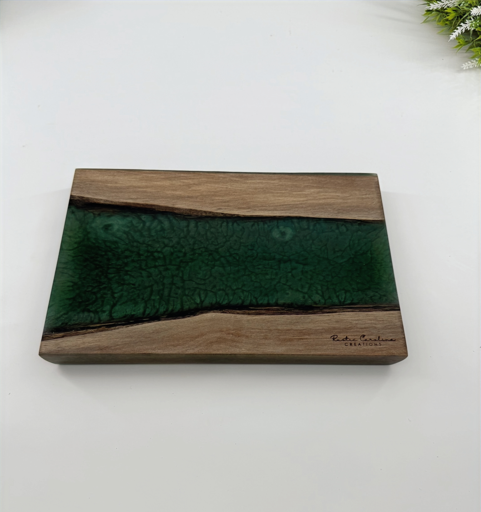 Small Board Walnut Green River Epoxy