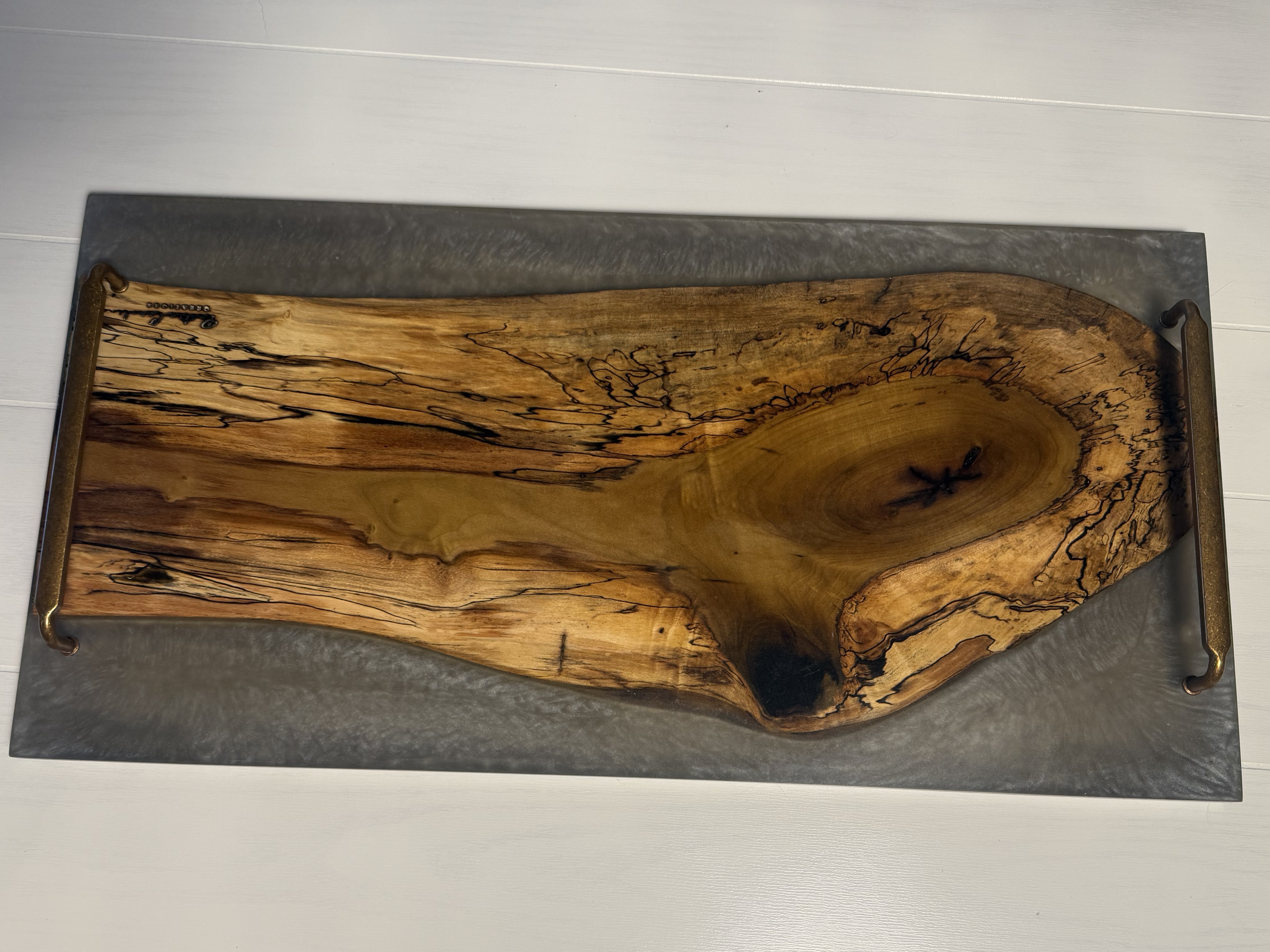 Spalted Poplar Epoxy Tray