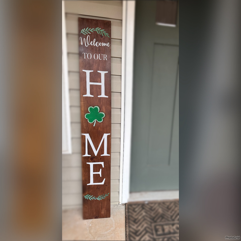 Interchangeable Porch Welcome Sign