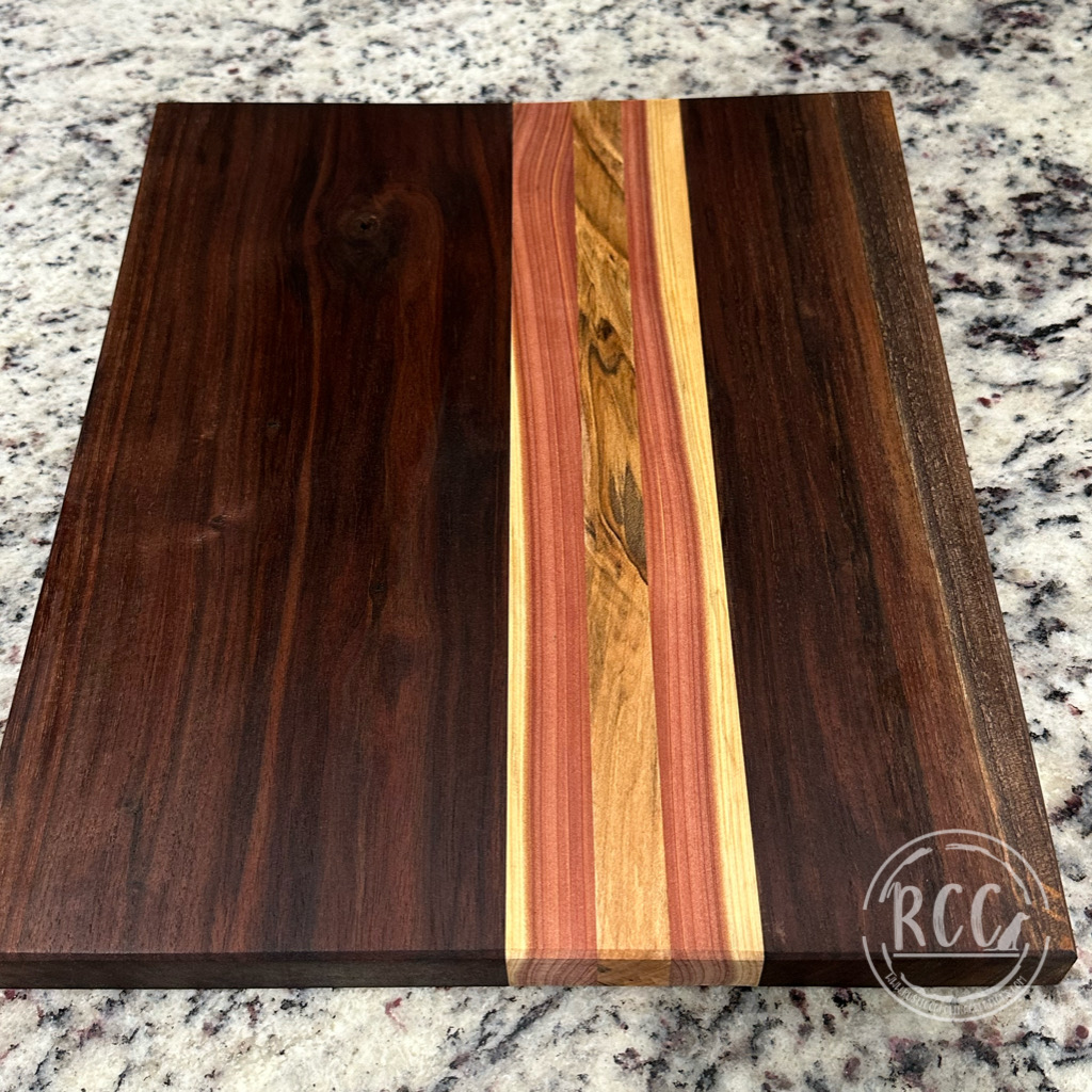 Walnut, Cedar and Maple cutting board