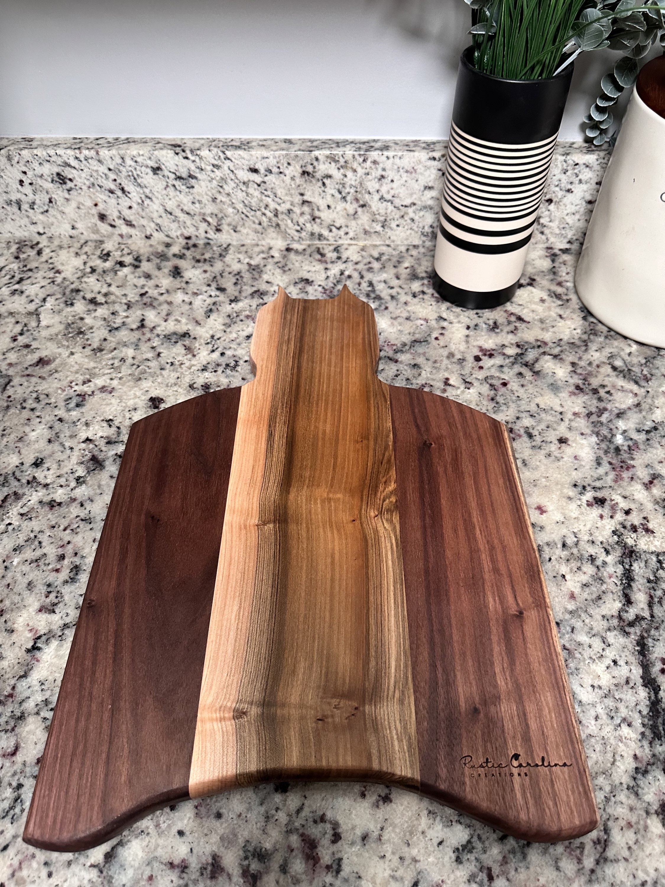 "Batman" Walnut and maple Board