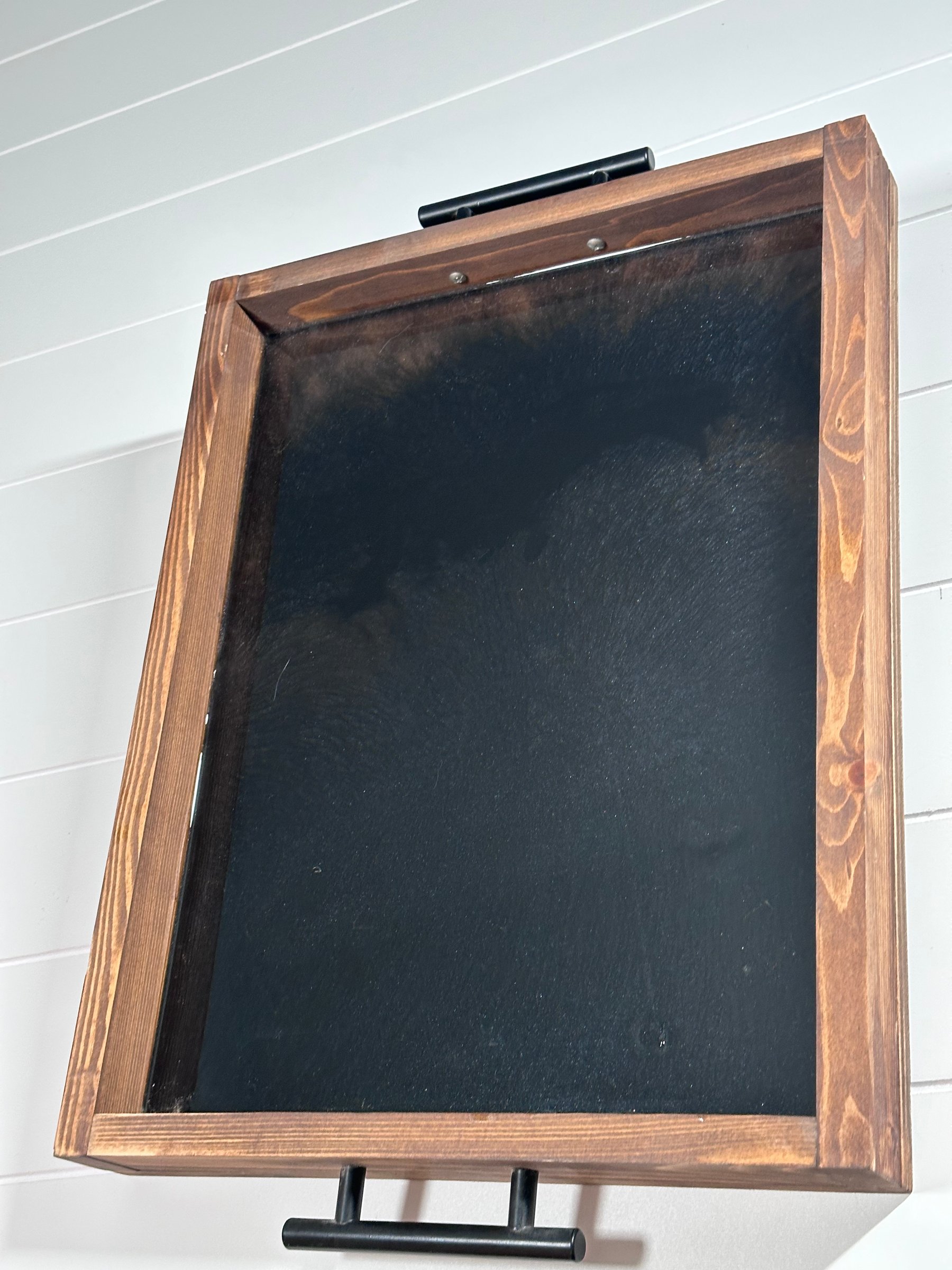 Tray filled with Epoxy