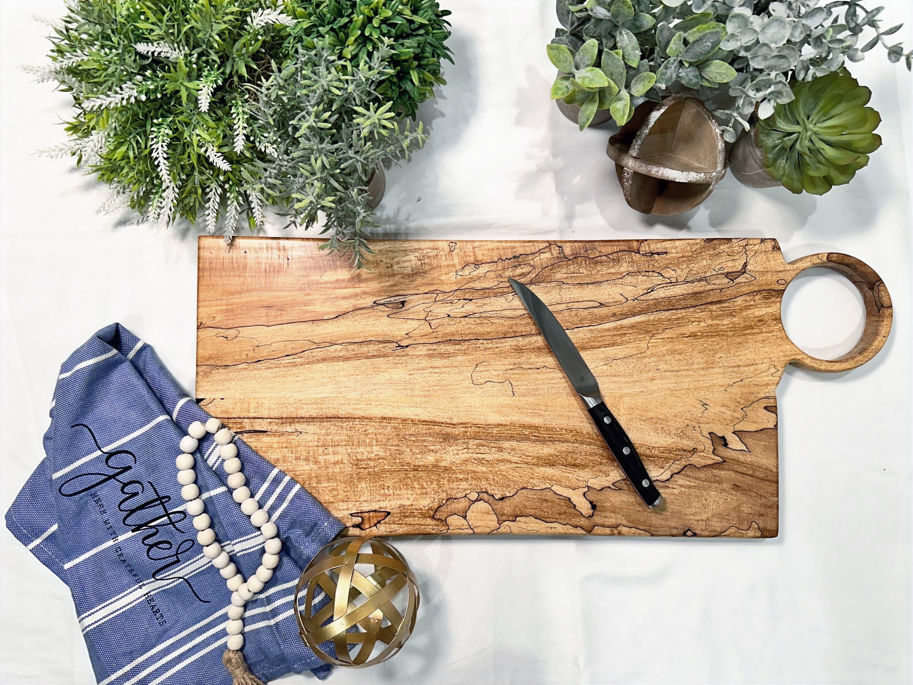Spalted Maple Board with handle
