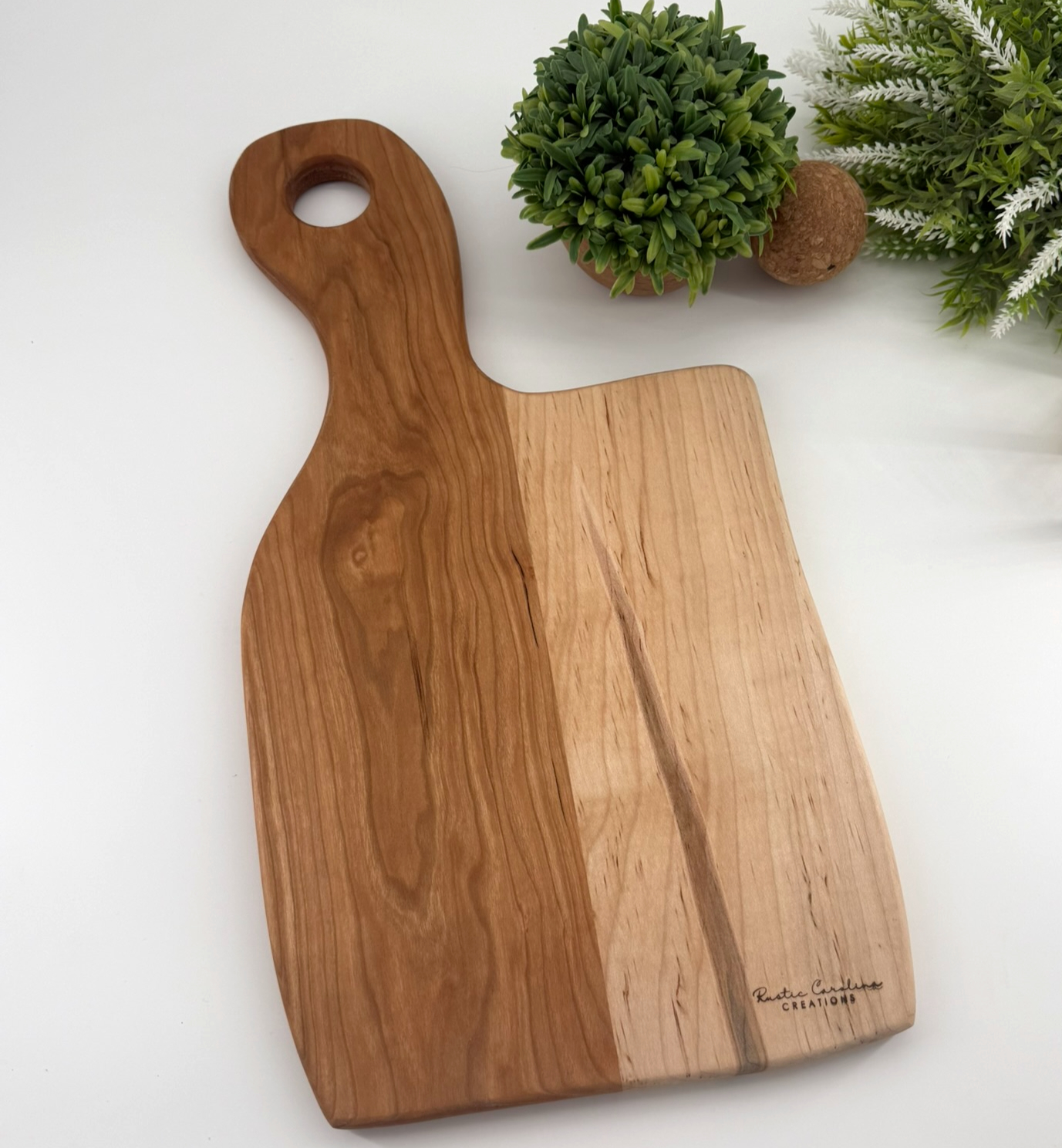 Cherry and Maple Handle Board